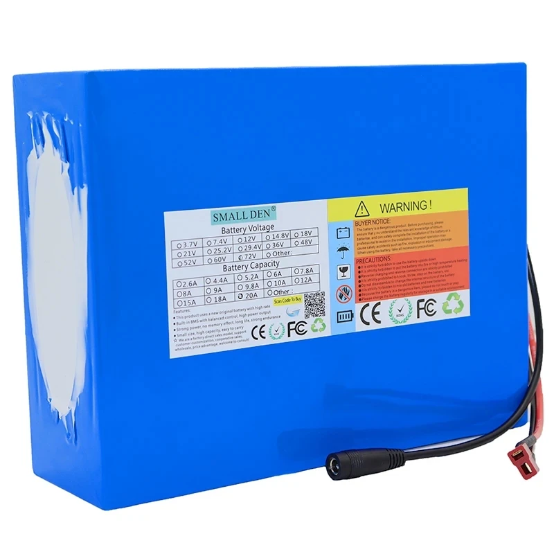 72V 30Ah 21700 20S6P Lithium Battery Pack 3000W High Power built-in BMS For E-Two wheeler/Tricycle/Backup Power +84V 5A Charger