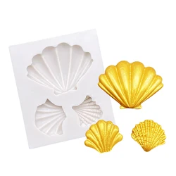 Shell Pearl Silicone Mold Sugarcraft Cupcake Baking Mold Fondant Cake Decorating Tools