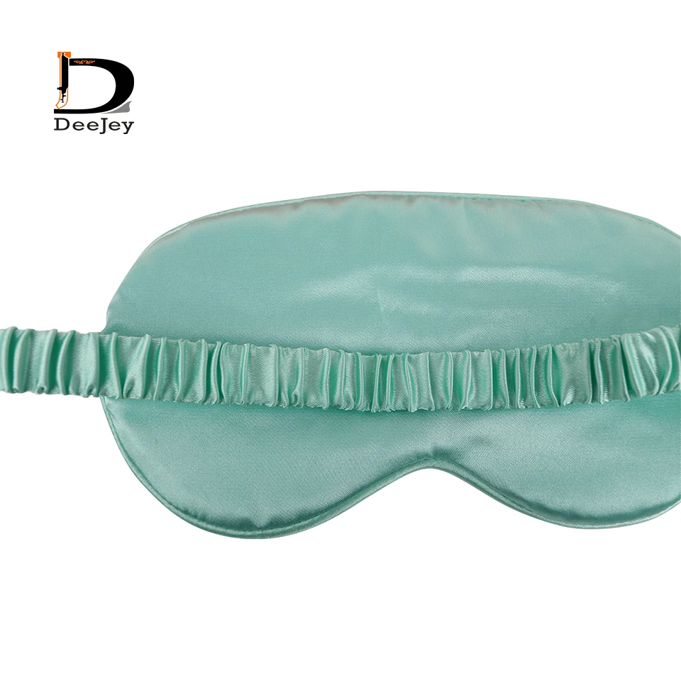 Satin silk eyemask for sleeping Patch Shading Sleep Eye Mask Travel Relax Cover Eyeshade Health Sleeping Shield Eye Care 2pcs