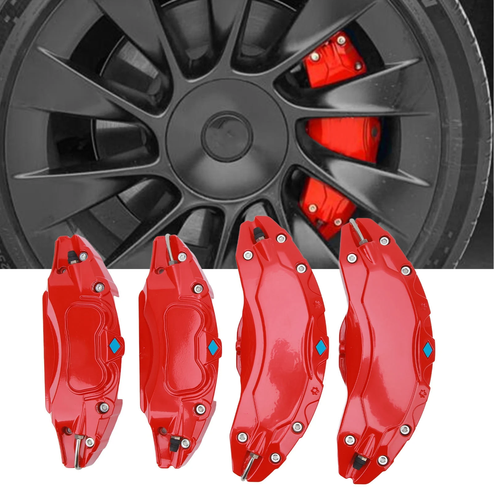 

Disc Brake Caliper Covers 19in 20in Wheel Hub Caliper Guard Better Sporty Coloured for