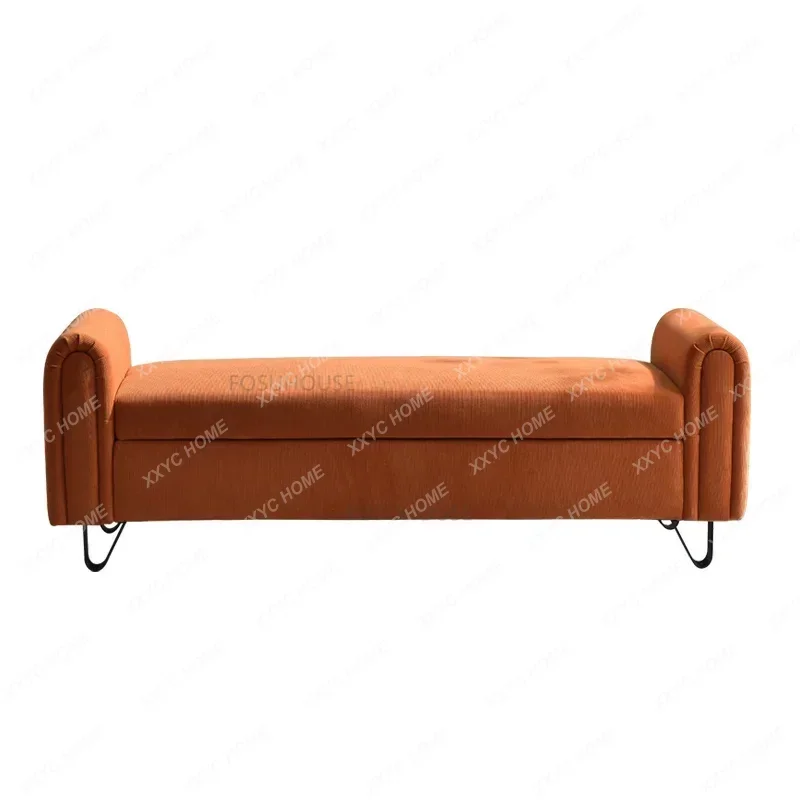 XX  Artificial Leather Stools Home Furniture Living Room Sofa Bench Luxury Upscale Bedroom Bed Tail Stool