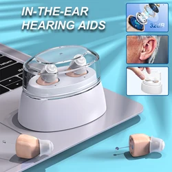 Invisible Hearing Aids Mini Aids for Elderly Adjustable Ear Aid For Mild To Moderate Deafness