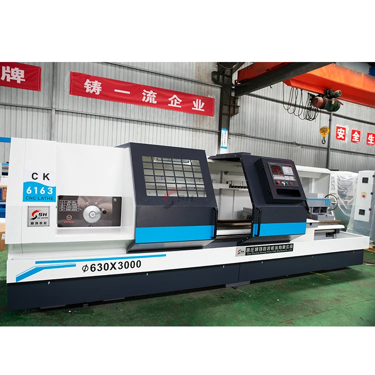 High Precision Controller Ck6163 CK6160 Cnc Lathe Hine For Metal Turning Center