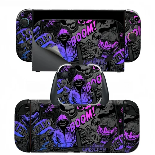 Protector pegatina piel para Nintendo Switch 2 NS consola Dock cargador soporte Joy-con controlador vinilo