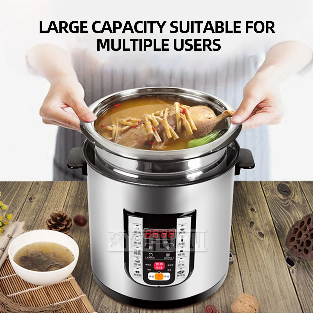 

Stainless Steel Electric Multi Cooker Panela Pressao Eletrica Intelligent Electric Stew Pot Cookware Pressure Cooker