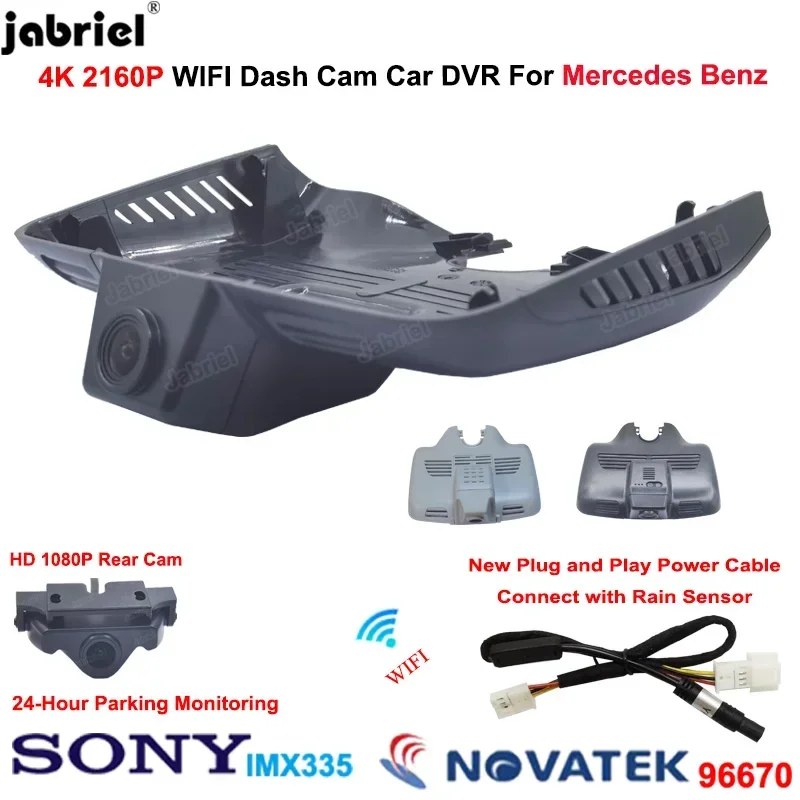 4K Wifi Car Dvr Dash Cam Rear Camera For Mercedes Benz GLC 250 300 220d x253 250d 350d c253 C w205 c205 c204 c43 c63 glc43 glc63