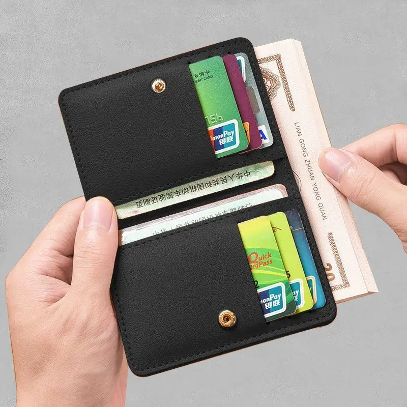 

Cute Small Women's Wallet PU Leather Slim Simple Female Purse New Short Women Wallets Multi Card Slot Card Holder Wallet