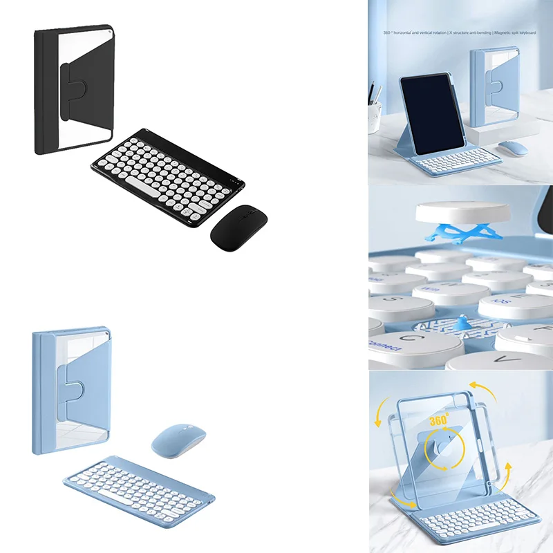 A56G-Wireless Bluetooth Keyboard For Ipad Air5 PRO Generation Case 10.9 Inch Bluetooth Keyboard With Pen Slot