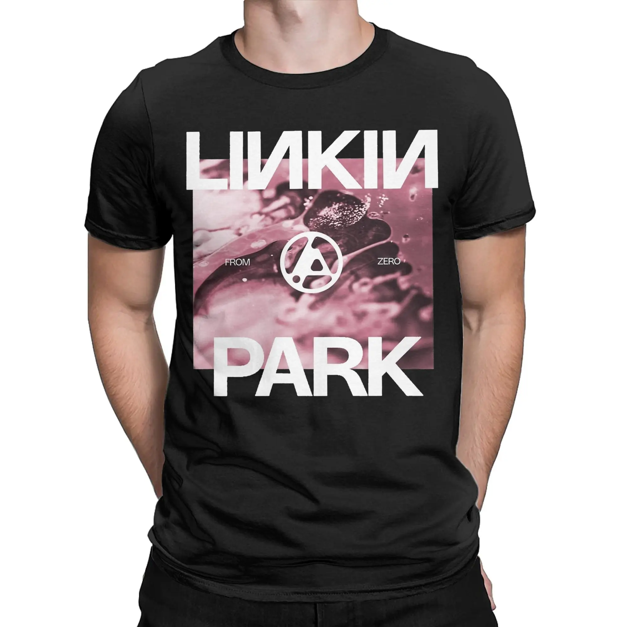 linkinparks rock music band metal Tee Shirt for Men Women Graphic Printing T Shirts  100% Cotton Clothing