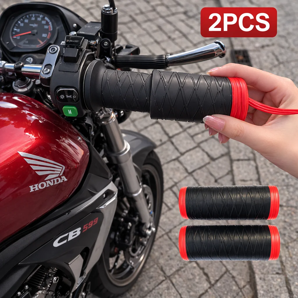 

Силиконовые накладки на руль мотоцикла для Honda CB 599 600F CB 400 500 CB919 CB 125 R CB 190R 250R CB1000R, самозатягивающиеся, нескользящие