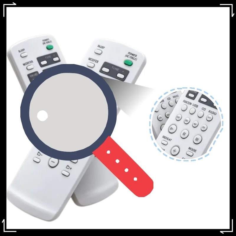 

RMT-CG880A Replacement Remote Compatible with Sony Player CFD-RG880CP CFD-G700CP CFD-G770CP CFD-G770CPK
