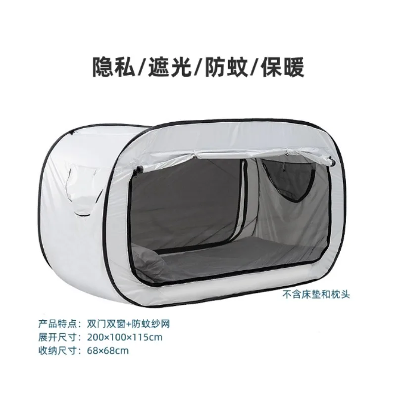 Pop Up Mosquito Tent for Indoor Floor Sleeping, Single Portable Foldable Net Canopy for Dorm Bed