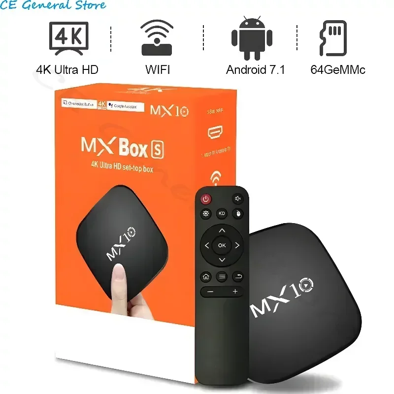 New Android Tv Box 1GB 8GB Mx10 Smart Tvbox 2 4g Wifi RK3228 Quad Core Set Top Box 4K Smart TV BOX Dual Band WIFI