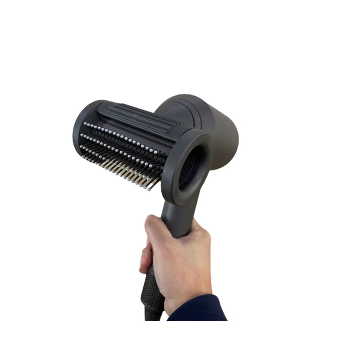 For Dyson Supersonic HD01 HD02 HD03 HD04 HD08 HD15 Anti-Flying Nozzle+Wide Tooth Comb Smooth Hair Styling Tool-Grey