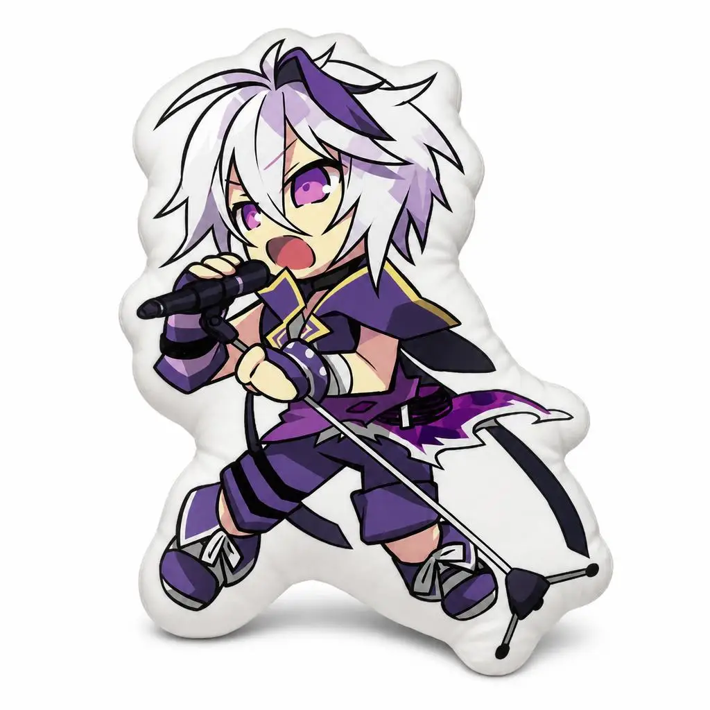 Vocaloid Flower V Flower Anime Virtual Chibi VFlower Plush Pillow Cushion Stuffed Throw Pillow Home Decor Gift Sofa Bed