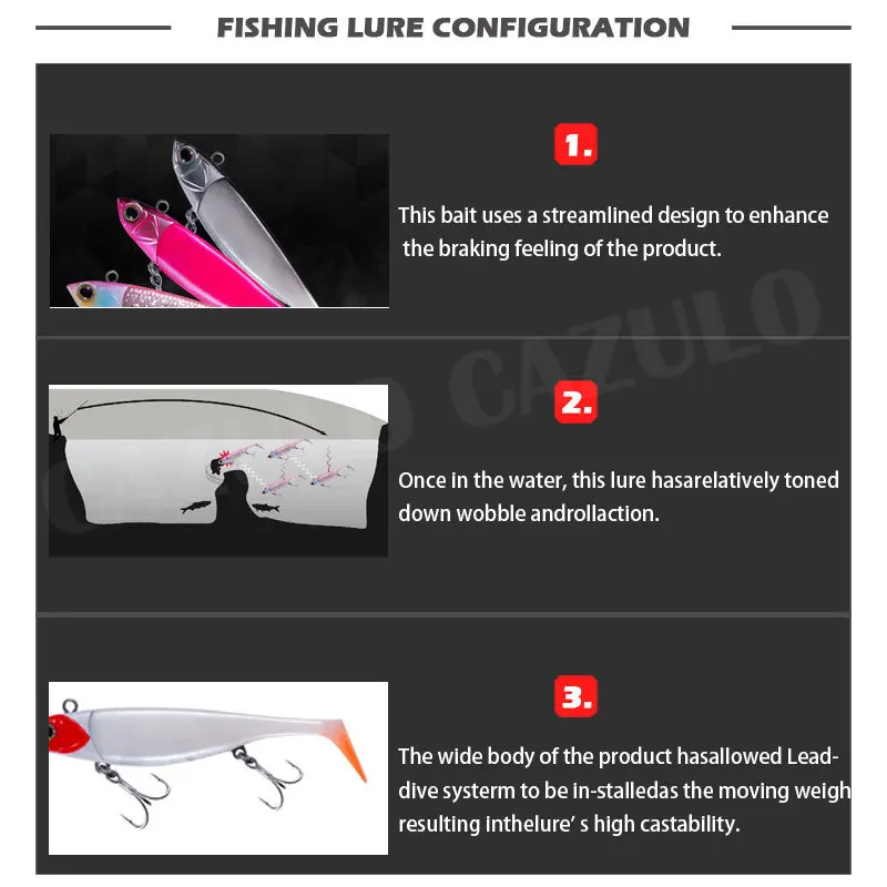Fishing Leurre Souple Artificial Silicone Accessories 95mm/22.4g 110mm/38g Fishing Lure Soft Lure Jig Bait Pesca Accesorios Mar