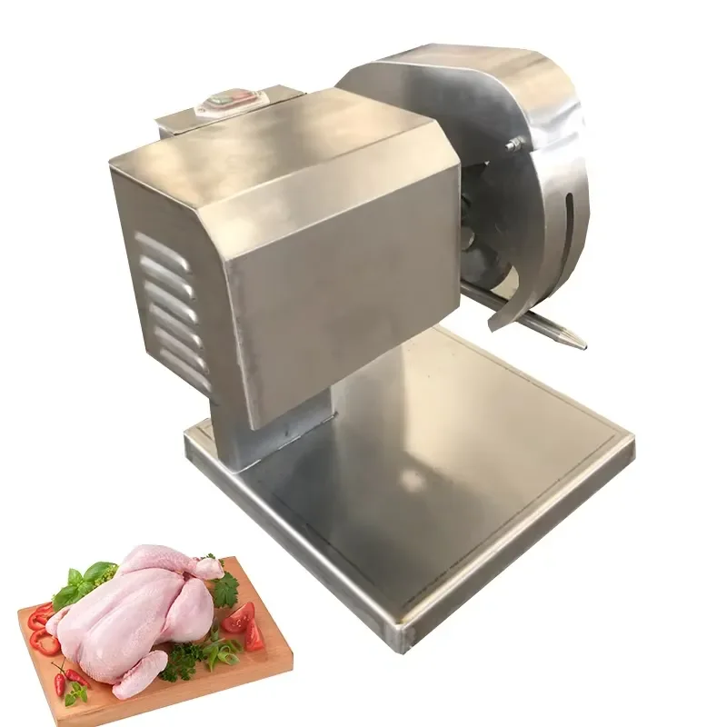 for Poultry Meat Cutting Machine Chicken Bone Cutter Chopper Food Processing Equipment 220V 100-300KG/H Industrial Grade