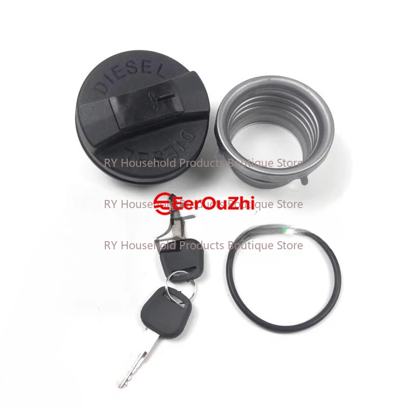 For Deere 904 1054 1204 5- Series 5E 6B1204 Green Fuel Tank Cap with Locking Bottom Ring O Row