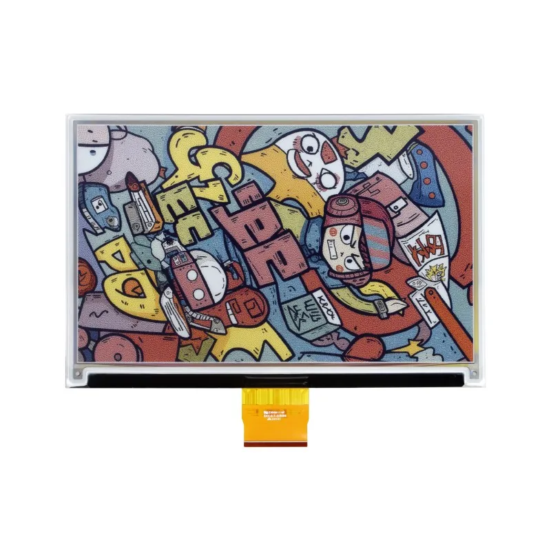 7.3inch E Ink Spectra 6 (E6) Full Color E-Paper Display, E-Ink Display, Low Power Consumption, 800×480 Pixels, SPI Communication