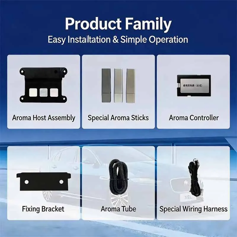 For Land Rover & Jaguar 2020-2026 Custom Car Aroma System Original Screen Control Negative Ion Car Fragrance Retrofit Kit
