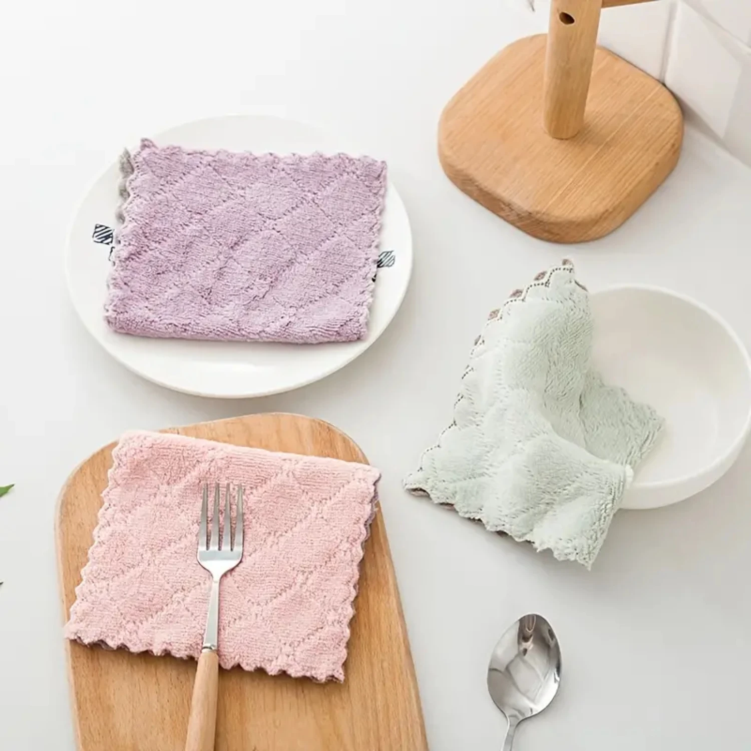 Non-stick Oil Rag Household Dishcloth, Housework Cleaning Does Not Shed Lint, Non-stick Oil Rag Absorbs Water And Removes Oil