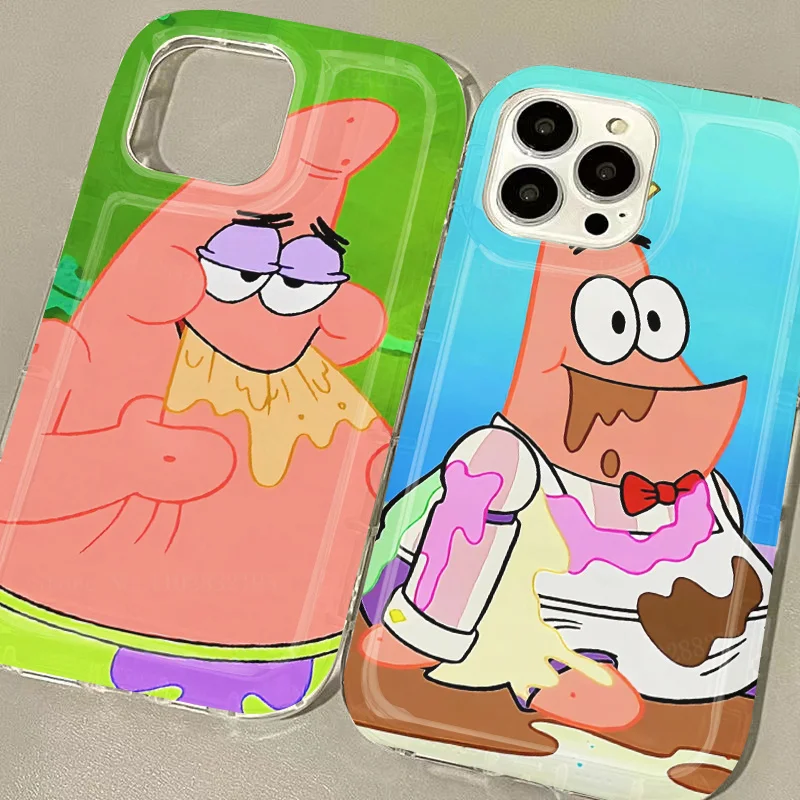 Cartoon SpongeBobs Pendan Case for Xiaomi 13T 12T 14 13 12 12X 12S 11 10 Lite 11i POCO X3 NFC X4 GT X5 F3 F4 F5 Pro M4 M5S Cover