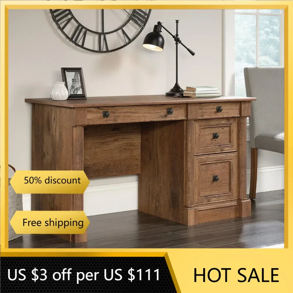 Office Furniture, Vintage Oak finish,Cheap Room Desks Height Adjustable Computer Desk ,Engineered Wood