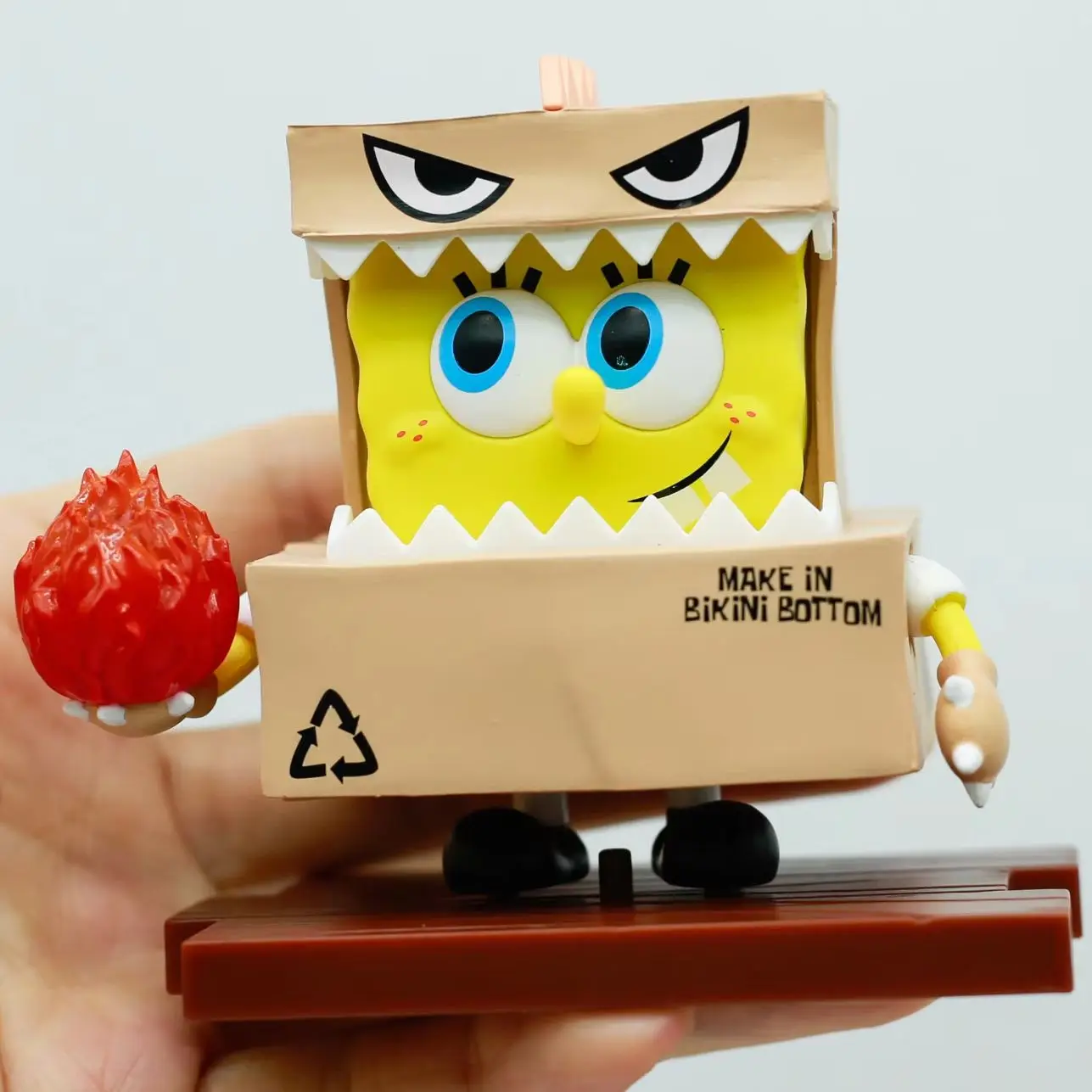 

SpongeBob SquarePants Cartoon Figure Action Toy Blind Box Model Battle Figurines Collection Desk Decor Children Birthday Gifts