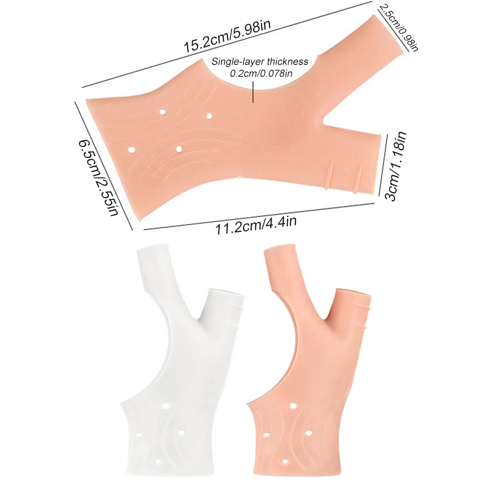 1PCS Gel Wrist Thumb Support Braces,Unisex Wrist Hand Thumb Gloves,Soft Waterproof Left and Right Hand Wrist Compression Sleeve