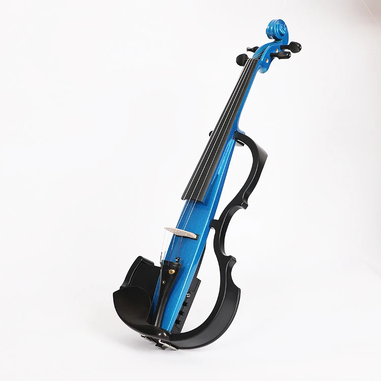 

Factory in Stock Blue Professional Play Electro-acoustic Electric Violins
