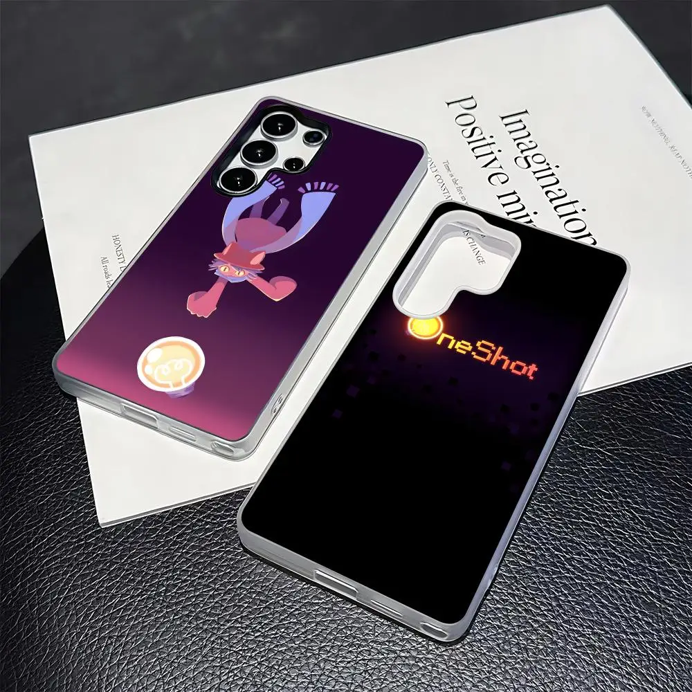 Cool anime OneShot cute Phone Case for Samsung S26 S25 S24 S23 S22 S21 FE Plus Ultra 2-in-1 Jelly silicone case