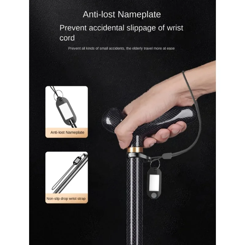 

Выдвижная карбоновая трость, походная трость с противоскользящим подлокотником, колонна, треккинговая трость, трость для пожилых людей