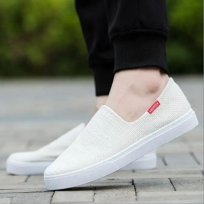 

Белая повседневная обувь для мужчин, повседневная обувь на плоской подошве, дышащая легкая прогулочная обувь, мужские кроссовки Zapatillas