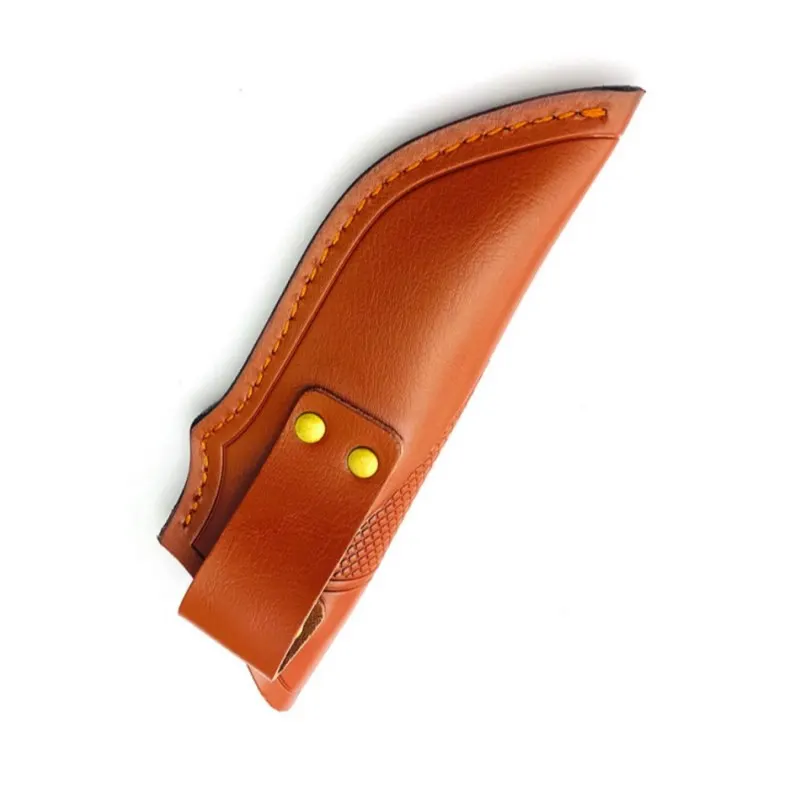 K Sheath  Leather Sheath Holder Pocket Hunt Fold  Tool Camp Outdoor Carry Flashlight Case Belt Loop Case