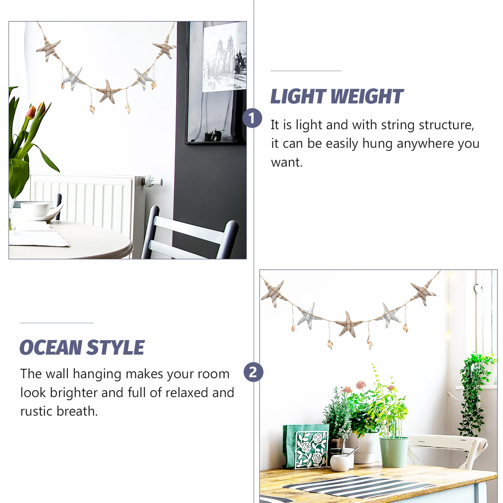 

Wall Hanging Garland For Living Room Bedroom Nursery Kitchen Bathroom Door Curtain Hanging Ornament Home Decor String