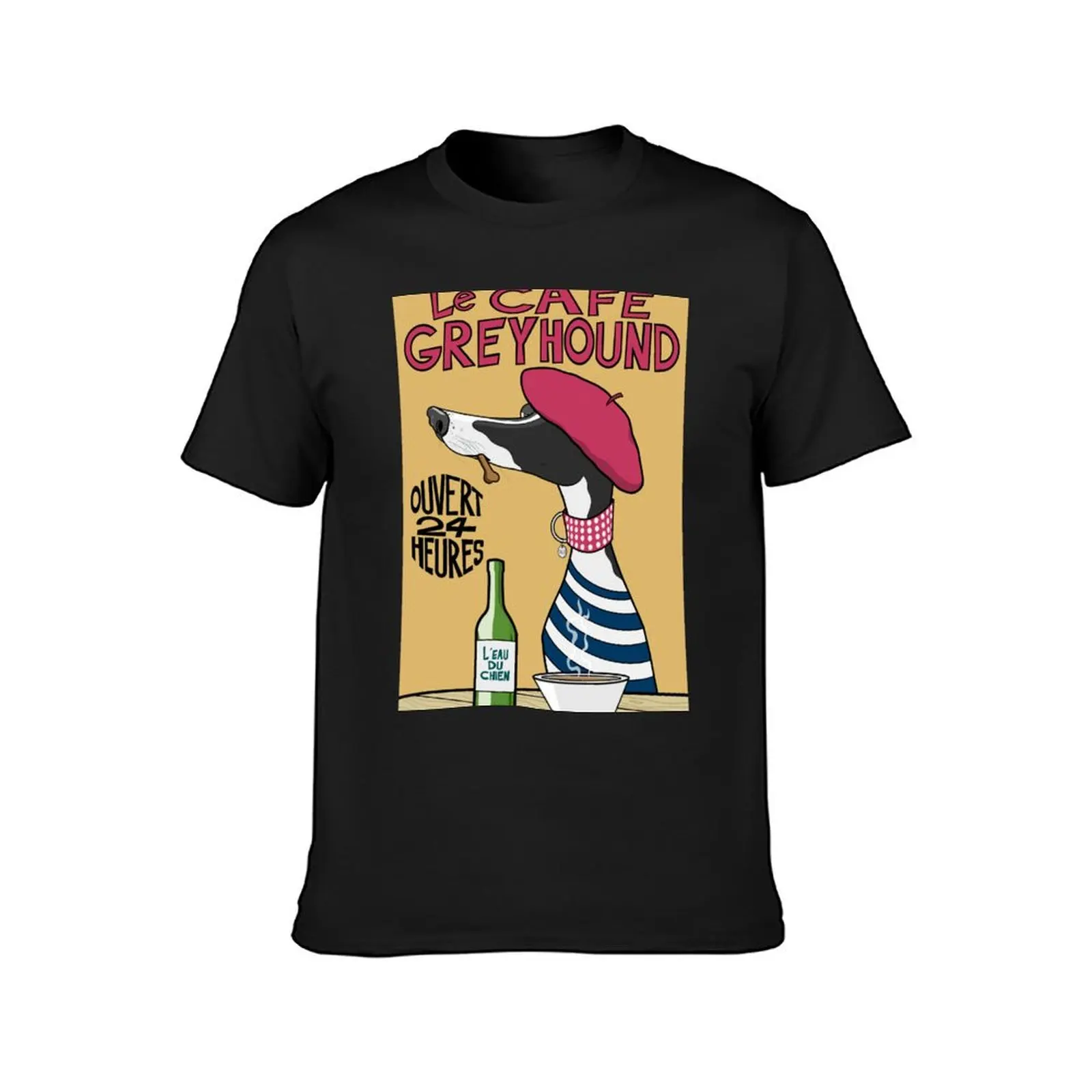 Le Café Greyhound T-Shirt oversizeds sublime sweat tees tshirts for men