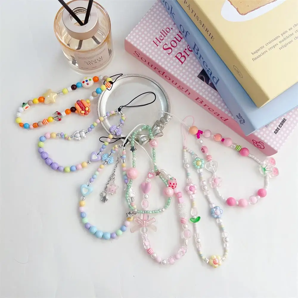 Аксессуары Ins Fengshi аксессуары для шнурка наушники брелок ручной работы бант любовь бусины для Apple SAMSUM VIVO OPPO HUAWEI