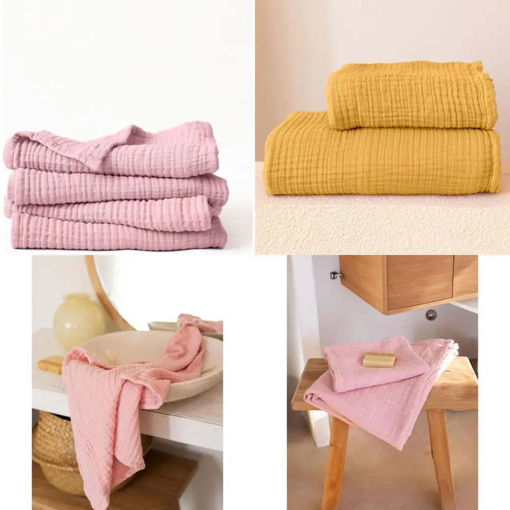 

Большой набор полотенец для рук размером 18x34 дюйма из 4 штук: 100% турецкий хлопок, мягкие, тонкие, быстросохнущие, безворсовые полотенца для ежедневного использования