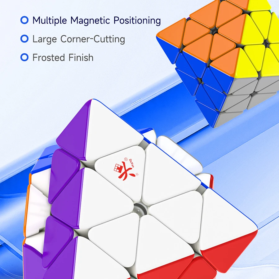 DaYan Face Turning Octahedron Magnetic Cube 8 Axis CoreMag FTO M 8 Surfaces Diamond Shape Magic Cubo 3x3 3 * 3 Puzzle bez naklejek