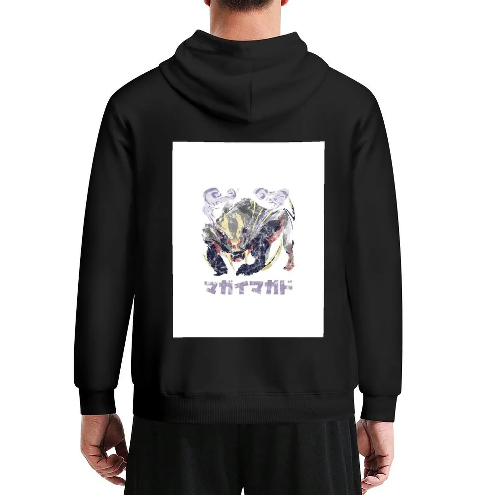 

Monster Hunter Rise Magnamalo Kanji Icon Hoodie hooded shirt aesthetic clothing men's coat men clothes graphic hoodies