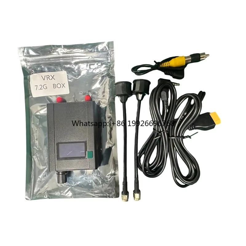 

PFLY 6.1-7.2GHz VRX & 6.1-7.2GH 5W VTX 64CH VRX Long Range FPV VTX Analog Video Transmitter