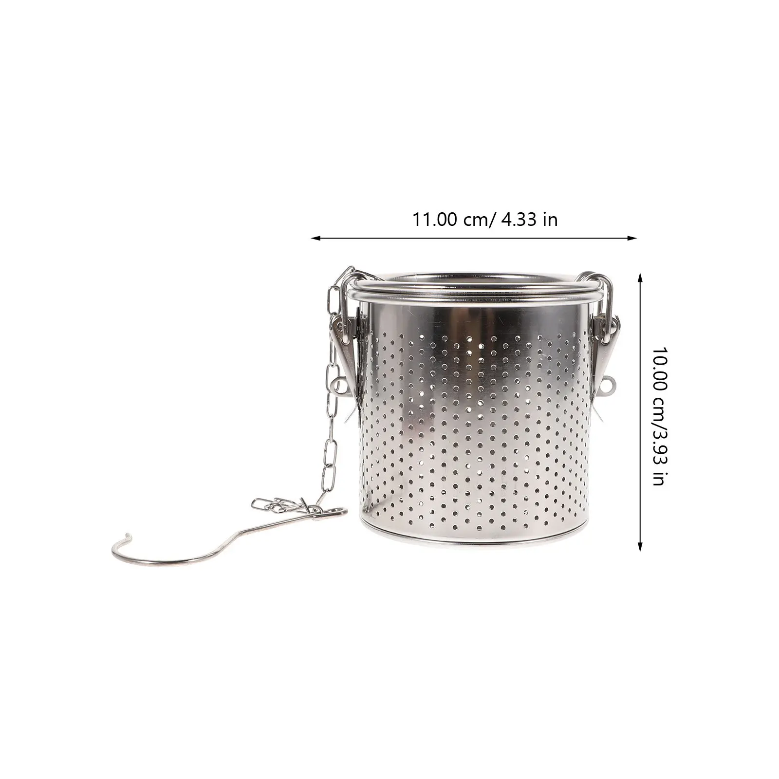 

1Pcs Stainless Steel Brine Basket Household Spice Basket High Temperature Resistant Kitchen Seasoning Holder Durable Practical