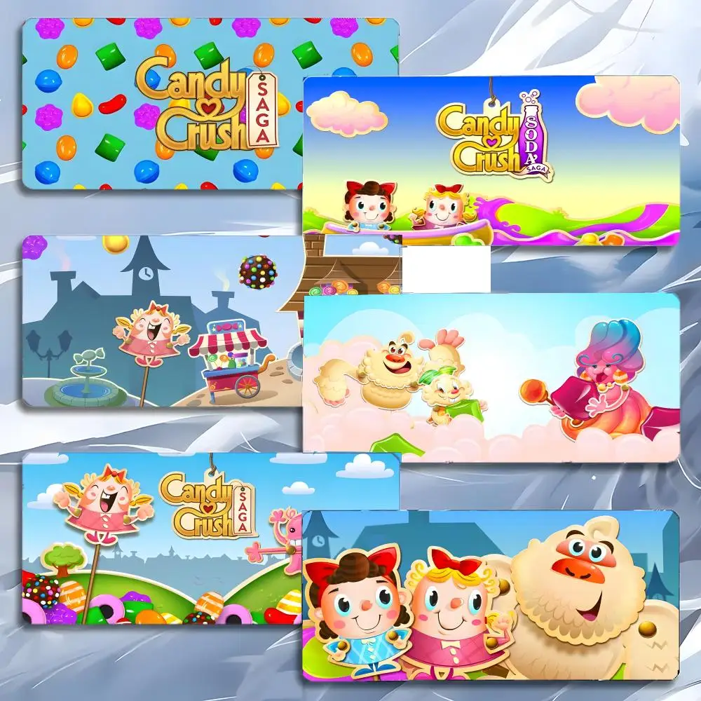 mobile game C-Candy Crush Saga Mouse Pad Mousepad Large Gaming LockEdge Thickened PC Table Desk Mat
