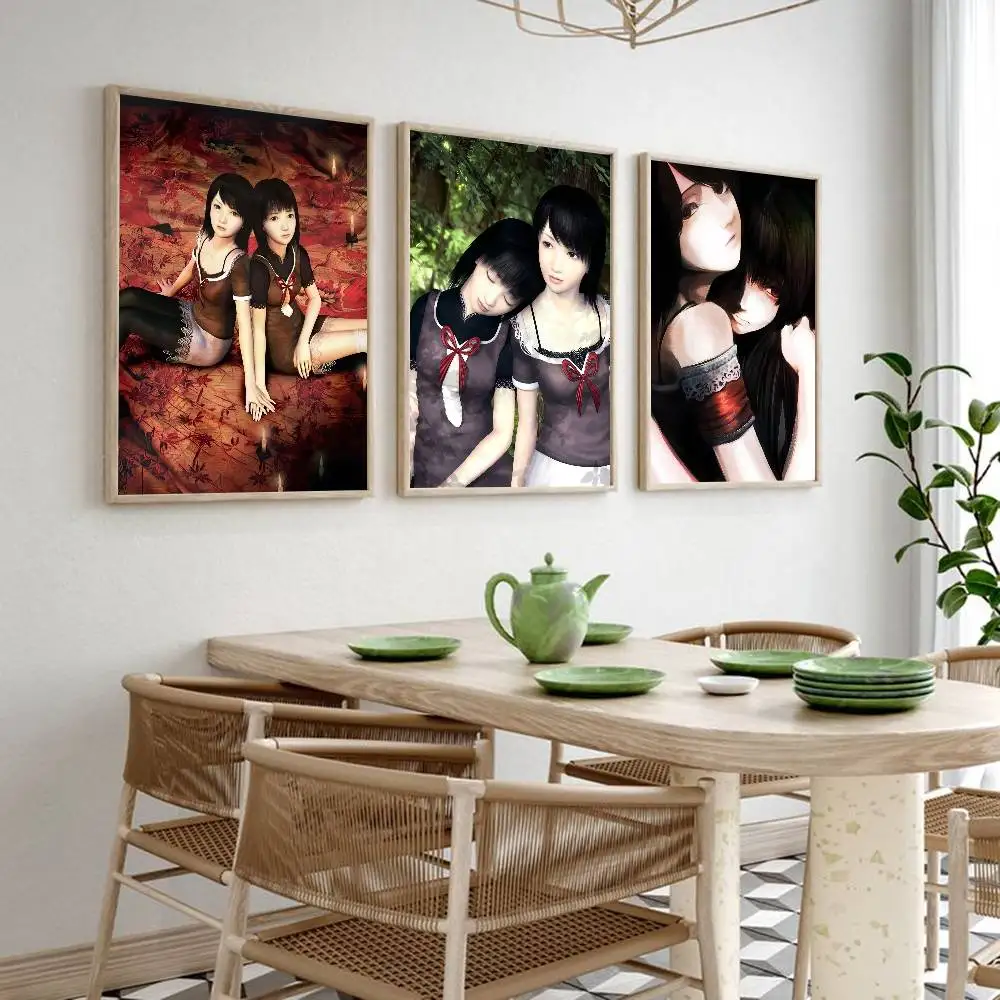 لعبة الإثارة F-Fatal FrameS II ملصق جدار الفن لغرفة النوم غرفة المعيشة المدخل بار هدية تزيين المنزل