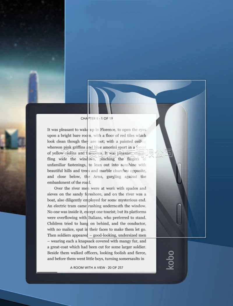 2 pezzi di vetro temperato per Kobo Libra 2 Taclet pellicola protettiva per la protezione dello schermo