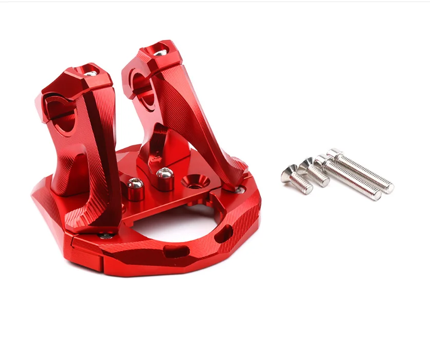 Motorcycle Handlebar Clamp Mount Base Spare Parts With Spring Easy To Install And Dismantle Fixed Support Bracket