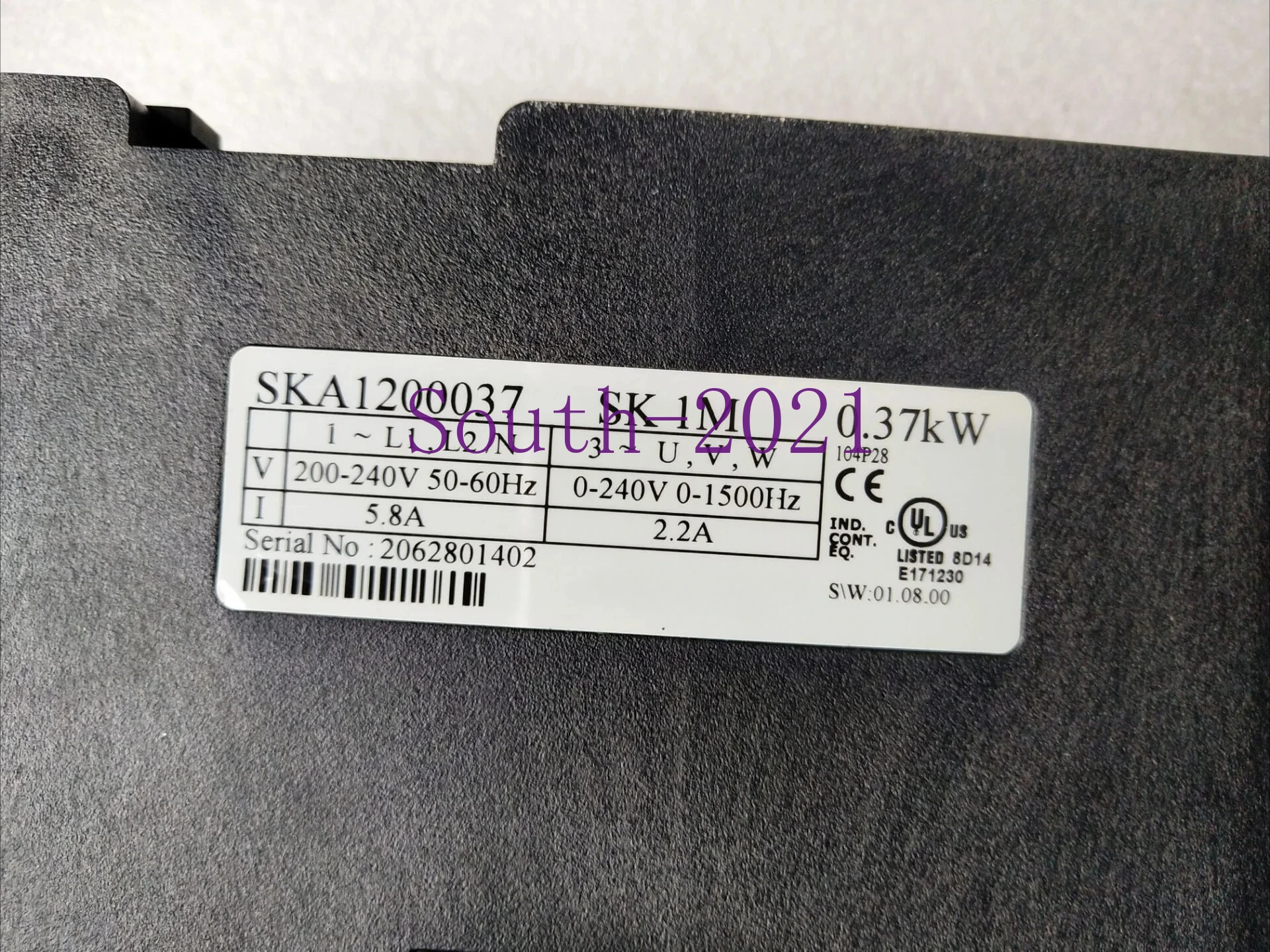 

SKA1200037 0.37KW 220V Inverter , Test Goods , Free Shipping
