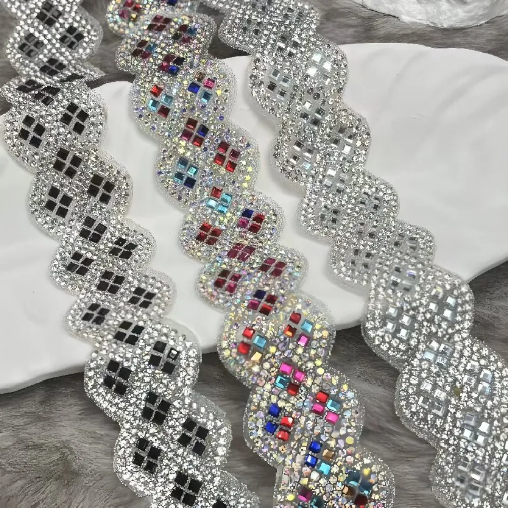 

Шикарная полоска со стразами, 10 ярдов, сделай сам, исправление, хрустальная цепочка, декоративная лента для модельных, обуви, сумок, одежды, ремесел, ювелирных изделий