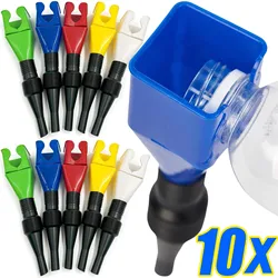 Plastic Car Motorcycle Refueling Gasoline Engine Oil Funnel Filter Conveying Tool Oil Change Funnel Accessories