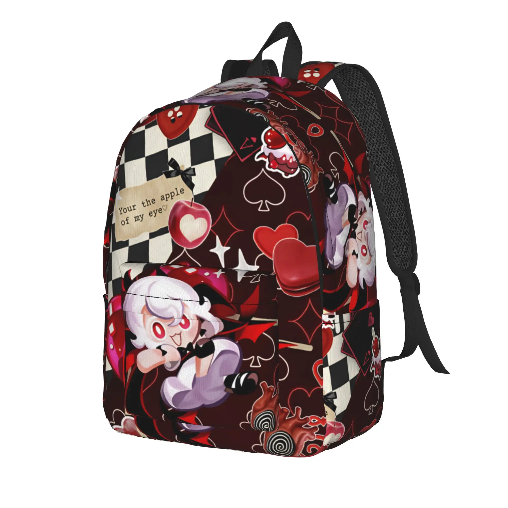 Shadow Milk  (19) Backpack Cookie Run Kingdom Student Polyester Outdoor Style Backpacks Breathable Kawaii School Bags Rucksack